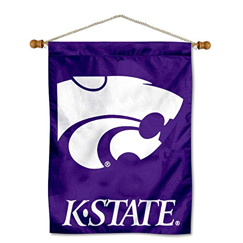 Kansas State Wildcats Banner with Hanging Pole