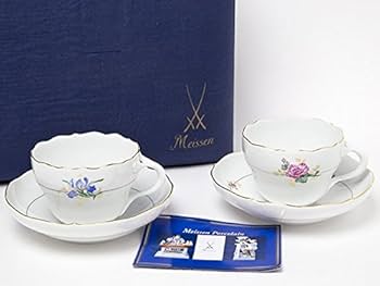 Amazon | マイセン/meissen（金彩・2種類の花）花柄ティー