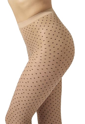Wolford Multicolored Dot Tights Pantyhose for Women Sheer Opaque Micro Polka Dot Pattern Soft Waistband Designer Hosiery3