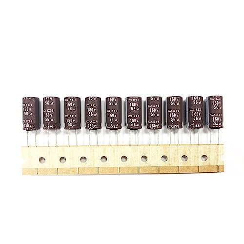 Lot De 2 Condensateurs Électrolytiques HITANO 10µF 160V - Dimensions 17mm X 10mm