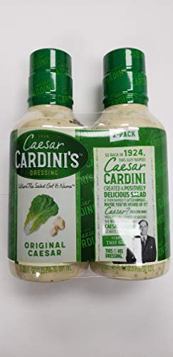 Cardini Original Caesar Dressing, Bottles, 20 Fl Oz (Pack of 2)