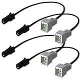 車両純正 TVアンテナ GT13 タイプ を ケンウッド等 HF201S-01 コネクタ AVナビ 用に変換するケーブル 4本セット コード