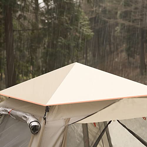 Carpas de 4 hombres impermeables para evitar calor y humedad en camping 5