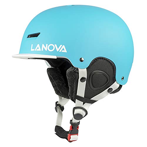LANOVAGEAR Ski Helmet, Snowboard Helmet for Kids Adult Adjustable Snow Helmet ASTM Certified