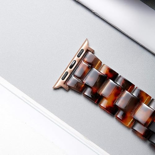 Image of BINLUN Compatible with Apple Watch Bands 38mm 40mm 41mm 42mm 44mm 45mm 46mm 49mm for Women Men Lightweight Resin Watch Straps Compatible with iWatch Series 11 /10 /9 /8 /7 /6 /5 /4 /3 /2 /1 /Ultra3 2 1 /SE3 2 1