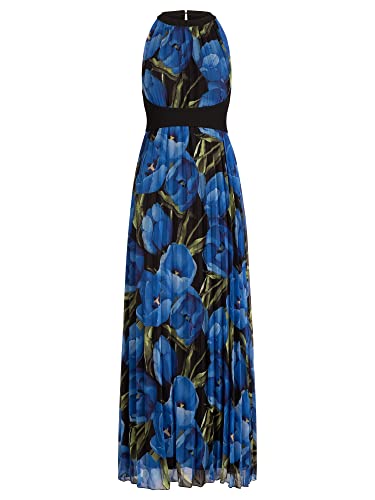 ApartFashion Damen Abendkleid Kleid, Schwarz-multicolor, 40 EU