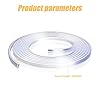 Car Door Edge Guards, 16Ft Clear U Shape No Glue Car Door Edge Protector, Chrome PVC Trim Molding Interior Strips, Automotive Door Entry Guard Protection Fit for Sedans Trucks SUV Boats (Transparent) - Image 3