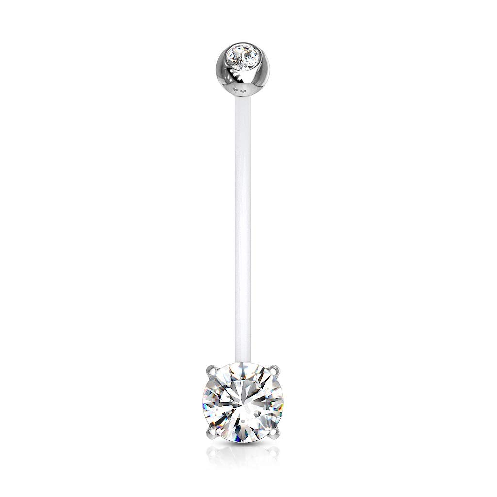 Lovepiercing Piercing Nombril Grossesse Elena Blanc : Confort et Style pour la Maternité — Un Bon Investissement ?