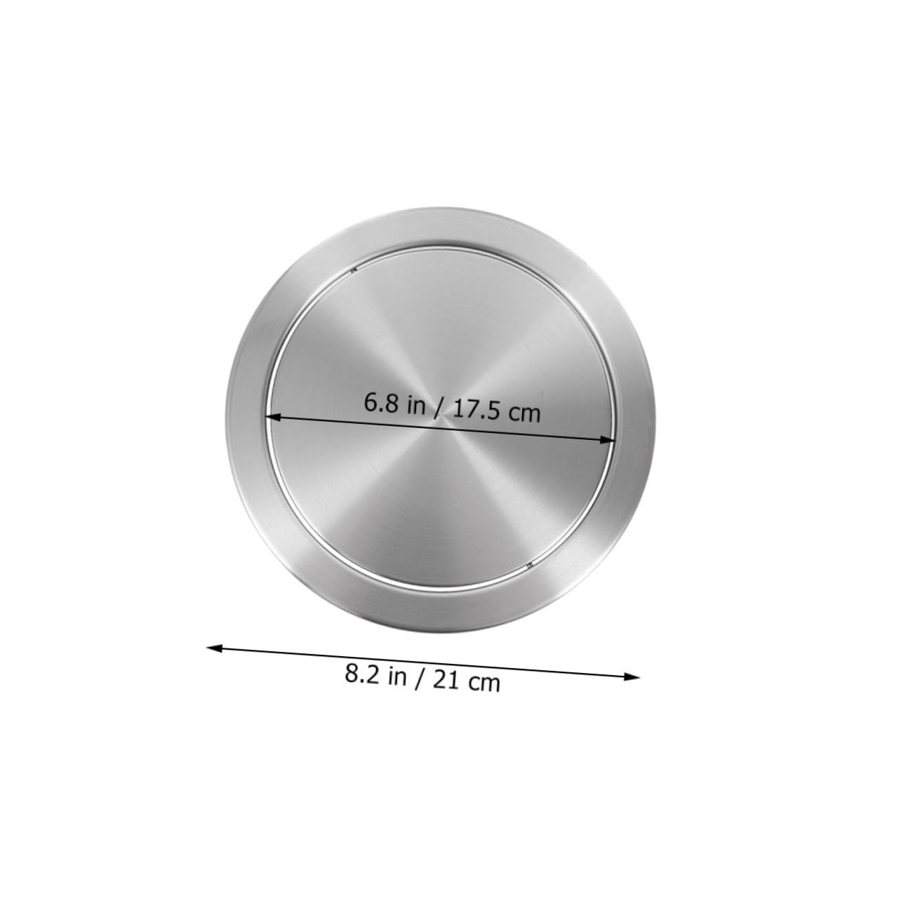 ABOOFAN Countertop Flap Lid for Kitchen Trash Can Flipping Garbage Can Cover Space Saving Design for Home Restaurant and Bathroom Use