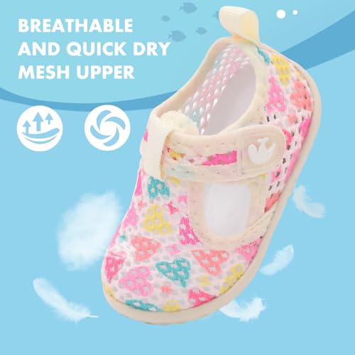 Image of FEETCITY Baby Boys Girls Water Sport Shoes Barefoot Kids Aqua Socks Quick-Dry Beach Swim Pool Shoes