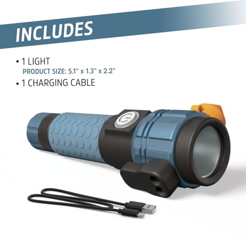 Energizer A-500 Rechargeable Flashlight, Auto Safety Seat Belt Cutter and Glass Breaker, IPX4 Water Resistant, Battery and USB Cable Included - image 7