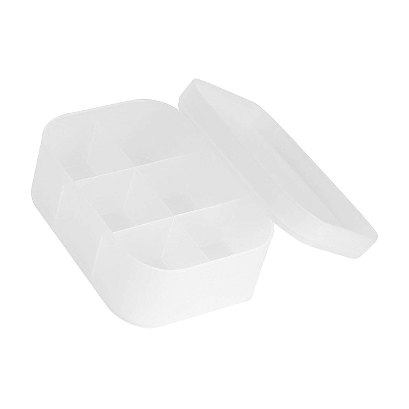 Fockety Organizer for Cosmetics Make-up case. Practical, Dust-resistant for the Dressing Table (S Size 6 Compartments) - Image 3
