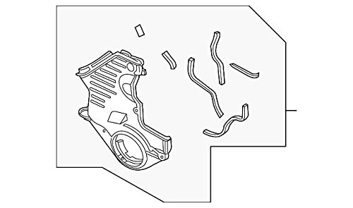 Genuine Mitsubishi Timing Belt Cover Lower 1062A071 Eclipse 2006 2007 2008 2009 2010 2011 2012