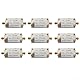 1M 1G RF Tiefpassfiltermodul LPF Filter 50 OHM, Amateur Radio LPF Filter, LC LPF für 1MHz 1G Frequenzbereich, Einfügedämpfung und Impedanz Optionen, kompaktes Design, für SMA Schnittstelle (LPF-100MK)