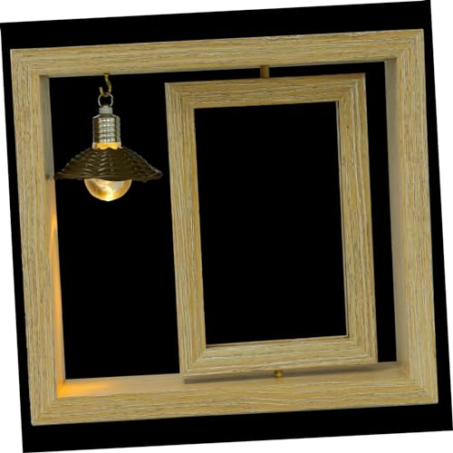 ULDIGI Rotating Frame Led Light 6 Inch Double-side Photo Frame for Desktop Couples