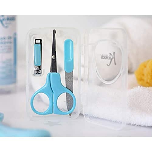 Kiokids D/Bl. Set Tijeras, Lima Y Cortauñas - Kits de higiene, niños