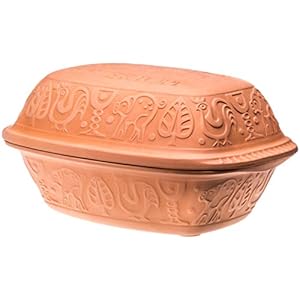 Römertopf 10905 Clay Roaster | Non-Stick Dutch Oven | Healthy Clay Pot Cooking | Clay Baker | Versatile Cooking Vessel – 1.6 Quarts (1.5 Liters) for up to 2 people