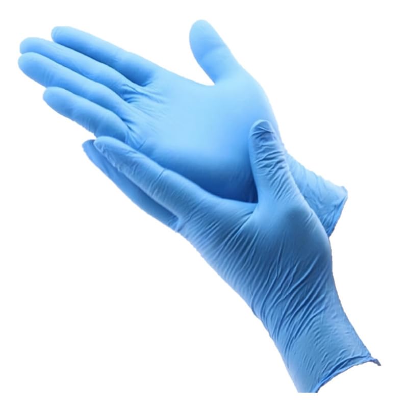Blue Nitrile gloves for men women and kids disposable hand gloves protect against germs Pack of 50 Blue Gloves L (B0D1CL9YN8) Amazon Price History, Amazon Price Tracker