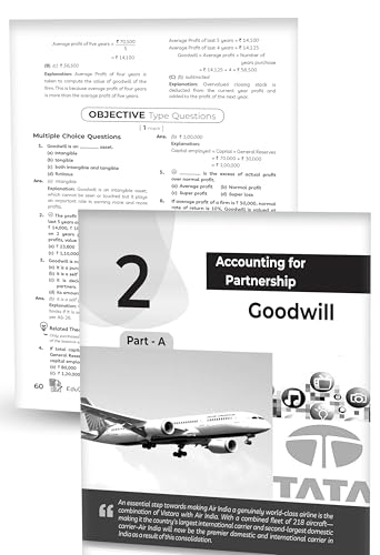 Image of Educart CBSE Class 12 Accountancy Question Bank 2026-27 | 2027 Syllabus | Chapter-wise PYQs, MCQs, Case-Based Qs & Notes | NCERT-Based