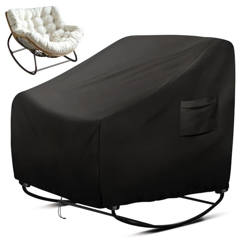 Encinitas Wicker Outdoor Dining Chair: Stylish Comfort for Patio Spaces 7 Capa de cadeira de balanço ao ar livre à prova d'água para cadeiras de vime de vime - 104 cm L x 114 cm P x 78 cm A