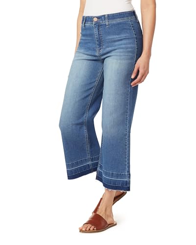 Angels Forever Young Women's Everflex Sculpt 26" Inseam High-Rise Wide Leg Released Hem Crop4