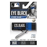 Franklin Sports MLB Premium Eye Black, Steel Blue