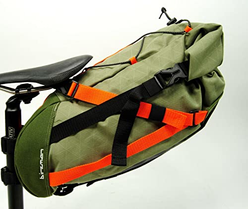 Birzman Packman Saddle Pack - 5L Lightweight Waterproof Saddle Bag for Bikepacking and Adventure Cycling