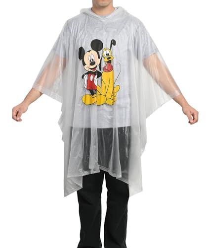 Disney Minnie Mouse Daisy Duck Rain Poncho Hoodie Unisex Adult2