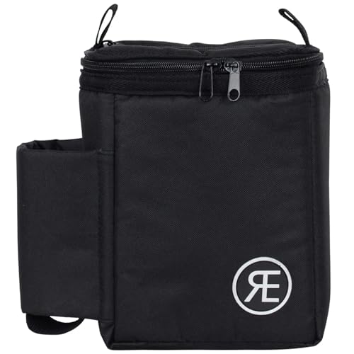 Reinsman Water Bottle Cooler Bag | Equestrian Convenient Multiple Bottles Nylon Insulated Bag with Stainless Steel Hardware | Easy Attachment to The Swell with Adjustable Strap, Black