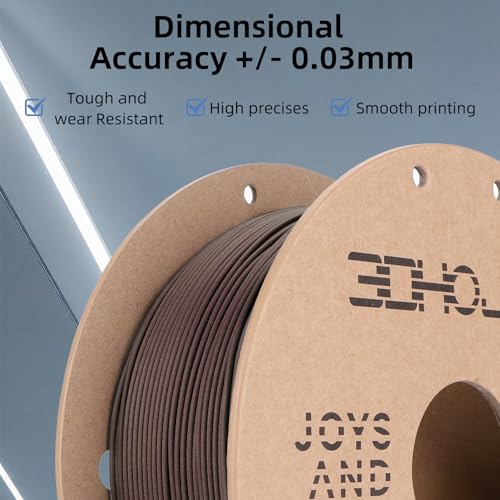 Image of 3DHoJor Carbon Fiber PLA Filament 1.75mm Red 1KG, PLA-CF Filament 3D Printer Filament Dimensional Accuracy + /- 0.03mm, Fits for Most FDM 3D Printers-Red
