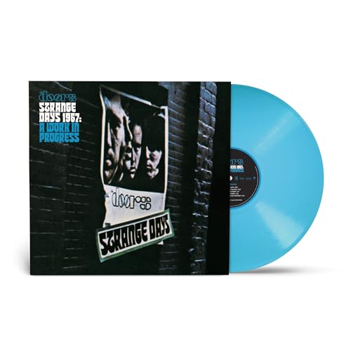 Album Art for The Doors Strange Days 1967: A Work In Progress, Blue Vinyl LP Record by The Doors