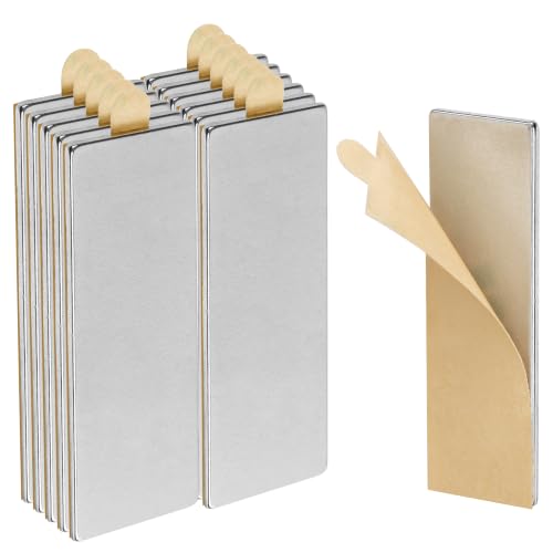 ECENCE Neodym Magnete 12 Stück - selbstklebend - 30x10x1mm