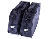 Bestem Saddlebag Liners for Harley Davidson Road King Classic with Leather Hard Case 2004+ Waterproof Zippers Piping Edge Stay in Shape Heavy Duty Handle