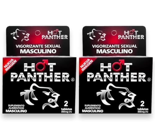 Productos Para La Salud Sexual, 4 Pastillas Hot Panther Vigorizante Hombre - Potencia Masculina