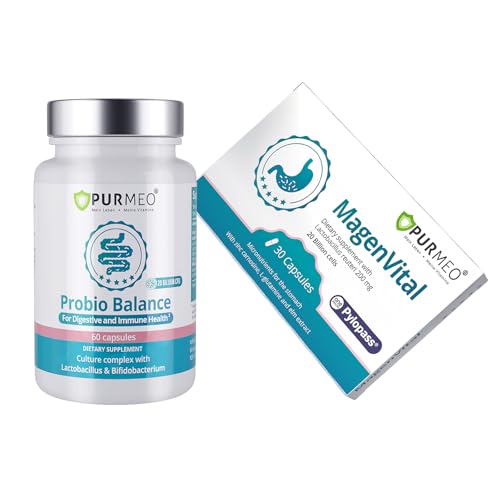 Pylopass Probiotic for H. Pylori Treatment & Acidophilus Probiotics for Digestive & Immune Health