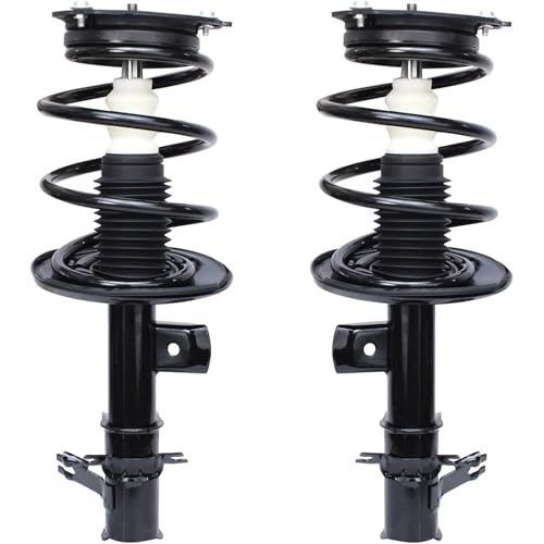 Image of Detroit Axle - 2 Front Struts for 2007-2013 Nissan Altima Complete Struts with Coil Spring 2008 2009 2010 2011 2012 Replacement Quick Install Ready Strut Shock Assembly