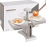 Maymay Boundless Artsy Household Double Head Automatic Dumpling Maker Mold, Stainless Steel Easy And