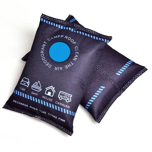Deshumidificador para coches reutilizable bolsa de deshumidificador para coche contra la condensación y la humedad, deshumidificador de coche, cojín de humedad para coche, extrafuerte, 100% a prueba