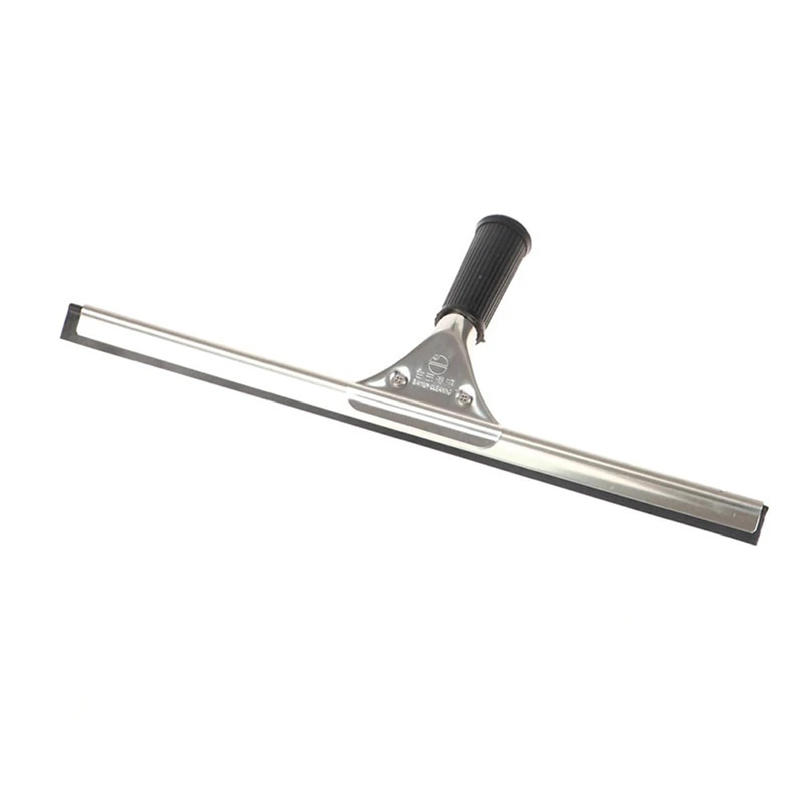 Shower Squeegee For Glass Doors Stainless Steel Window Glass Cleaning Squeegee Streak-free Water Stain Removal Blade Wiper Cleaner For Home Bathroom Clean(L)