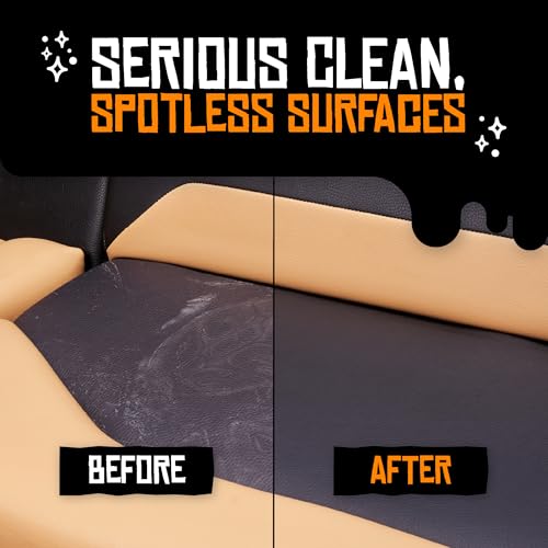 Image of Boat Juice 2in1 Interior Boat Cleaner & Protectant Spray | Vinyl Boat Seat Cleaner + Ceramic UV Protection | Also for Upholstery, Carpet | Marine Detailing, Orange Creamsicle Scent, Made in USA (32oz)