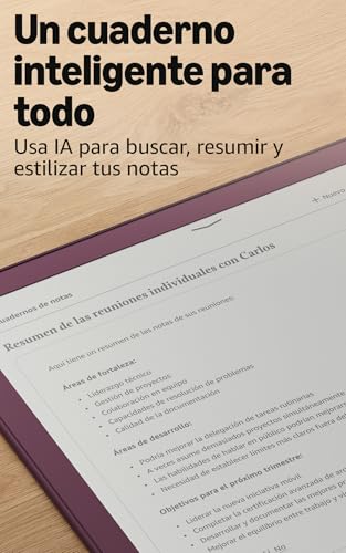 Miniatura 7 de Amazon Kindle Scribe Colorsoft (última gen.): fino, ligero y rápido, con pantalla a color de 11" similar al papel y luz frontal; escribe en cuadernos integrados, documentos y libros (64 GB, grafito)