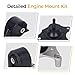 PAROD 4PCS Engine Mount Fit for Honda Civic 2001-2005,Replace#A6589 A4539 A6588 A4511