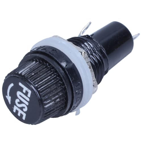 Wiring Connecting Terminals - 12mm Thread with Welding Panel Mount Fuses Holder Socket for Fuses 5x20mm - (Style: A)