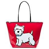 Marc Tetro Westie Tote Bag Red