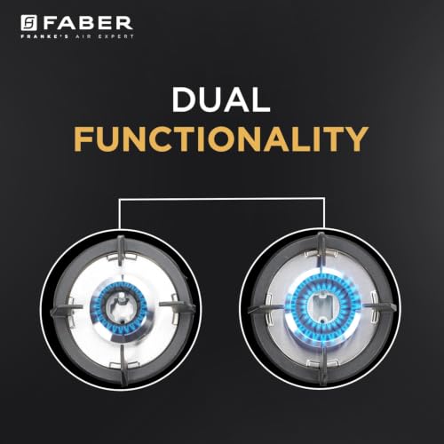 Image of Faber Hob 76 cm 3 Burner|Auto-Ignition|Spillage Proof|Brass Burners|Metal Knobs|Pan Support|2yrs on Burner,5 Yrs Warranty on Valve & Glass|2Yrs Comprehensive warranty|HOB SUPERIA HT763 BR AI IN
