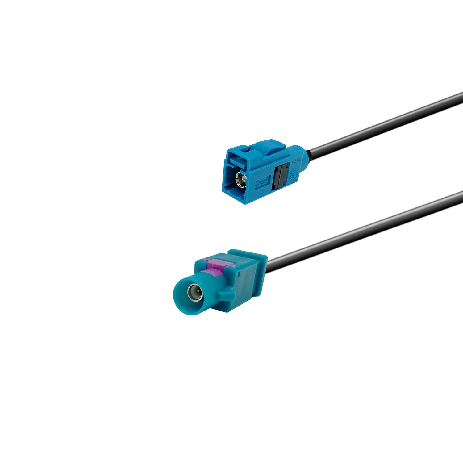 POBADY Fakra Z Male to Female Adapter Cable 25 CM 9.84 Inch Universal FAKRA Plug to Socket Antenna Adapter RG 174 Type Z Cable for GPS Navigation System