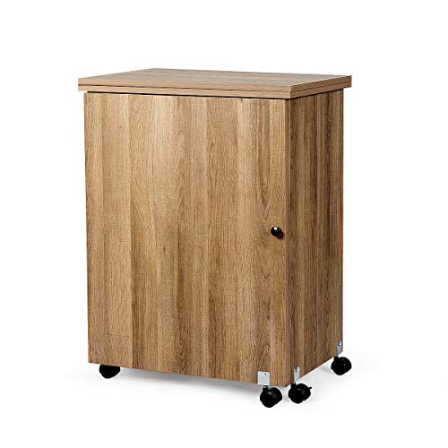 Costway | Armario de Costura Plegable con Ruedas