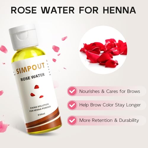 Polvo de Henna Natural para Cabello con Agua de Rosas miniatura 3