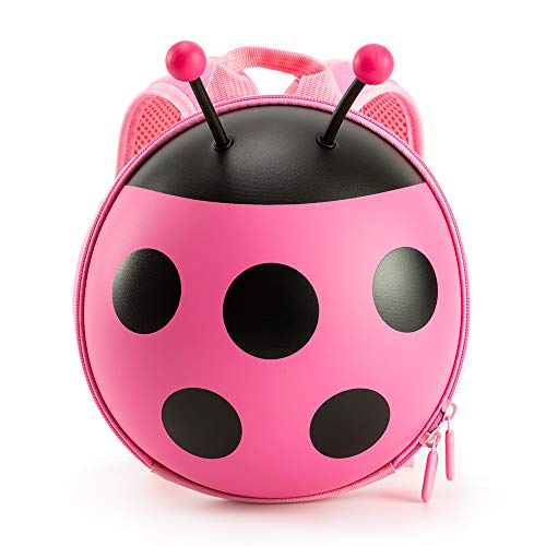 Kiddietotes Mini Ladybug Backpack With Safety Harness For Kids, Toddlers, And Children - Perfect For Daycare, Preschool, And Pre-K #TOP1