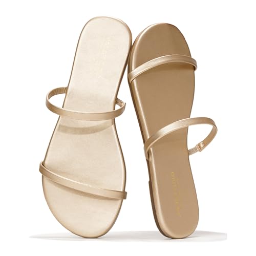 Project Cloud Summer Sandals for Women 2026 - Memory Foam Insole and Eco-Crafted Leather Beach Flip...